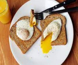 2 EGGS ON TOAST