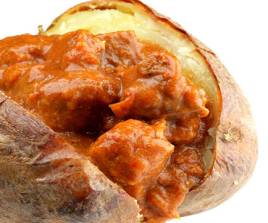 CHICKEN TIKKA JACKET POTATO